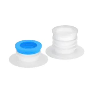 Enkel kork i blå plast for forsegling av bag-in-boxes