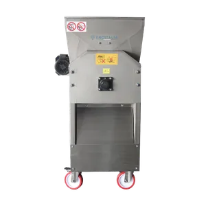 Kombinert maskin i rustfritt stål som muliggjør tipping og knusing