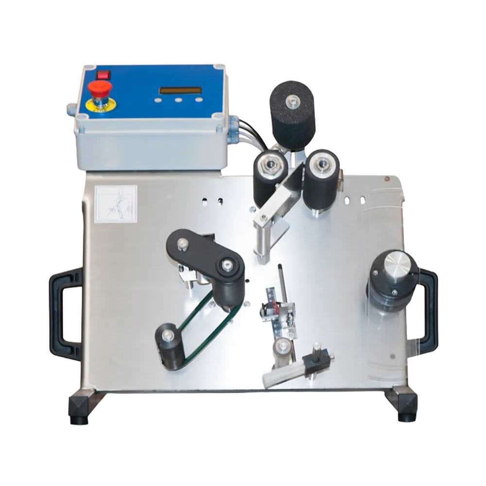 Halvautomatisk etiketteringsmaskine i rustfrit stål