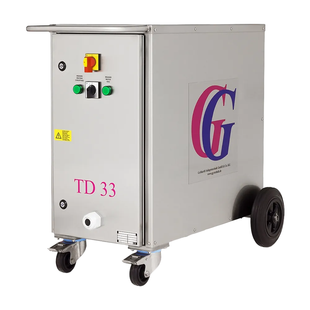 Puhdista ja steriloi suodattimet ja säiliöt TD-höyrygeneraattorilla