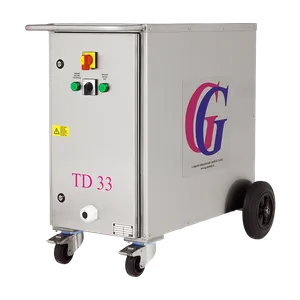 Puhdista ja steriloi suodattimet ja säiliöt TD-höyrygeneraattorilla