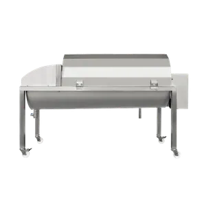 Baksidan av frukttvätt Aqua i rostfritt stål