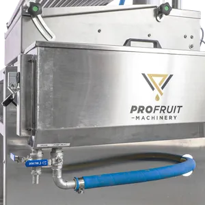 Semiflow bin fyller med bufferttank och tappkran