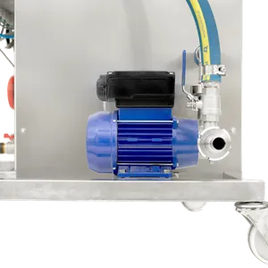 Industriell pastör med elektrisk motor med blått utförande 