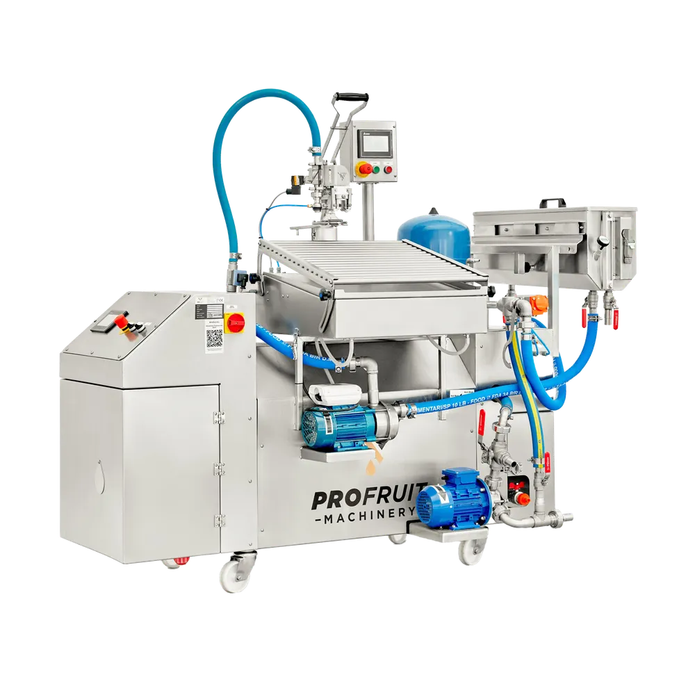 Kombinerad pastör och bag-in-box fyllare sparar plats i musteriet