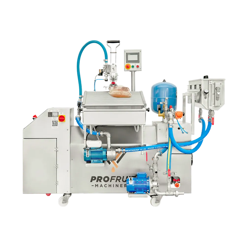 Pastöriseringsmaskin med flaskfyllning