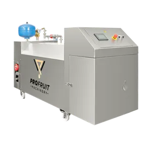 Edistyksellinen ja kompakti ruostumattomasta teräksestä valmistettu HEAT 1000 -pastörointikone neljällä pyörällä, joka käyttää dieseliä tai kaasua