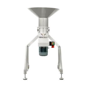 Fruktkrossen har en kraftfull motor monterad undertill som driver krossen