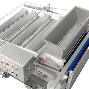 Yleiskatsaus ruostumattomasta teräksestä valmistettuun syöttösuppiloon