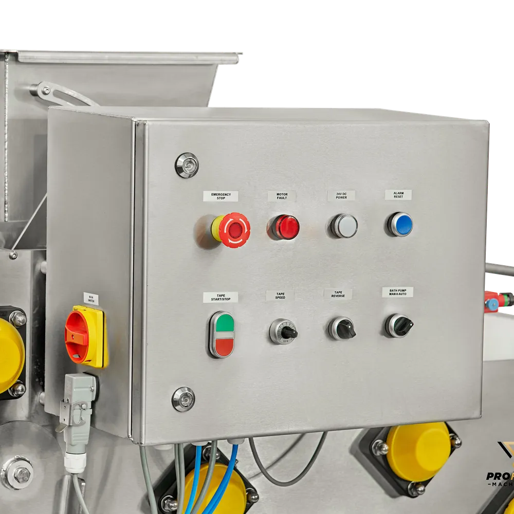 Koneen sivulle asennettu sähkökaappi