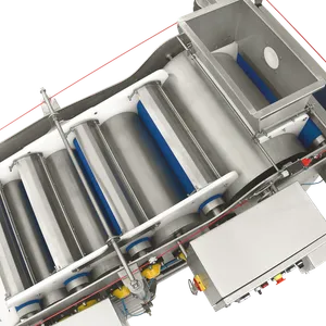 Översiktsbild matartratt i rostfritt stål