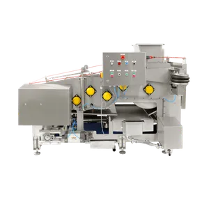 En avancerad och kompakt bandpress som används för att pressa frukt på band