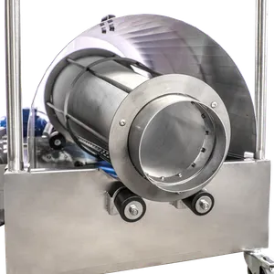 Rotationsfilter i rostfritt stål utloppssida för bortfiltrerad massa