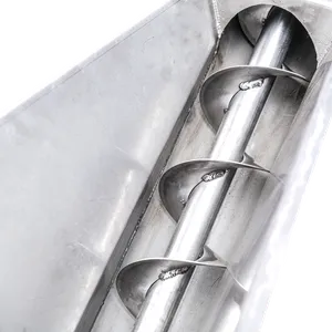 Roterende skruetransportør i rustfritt stål