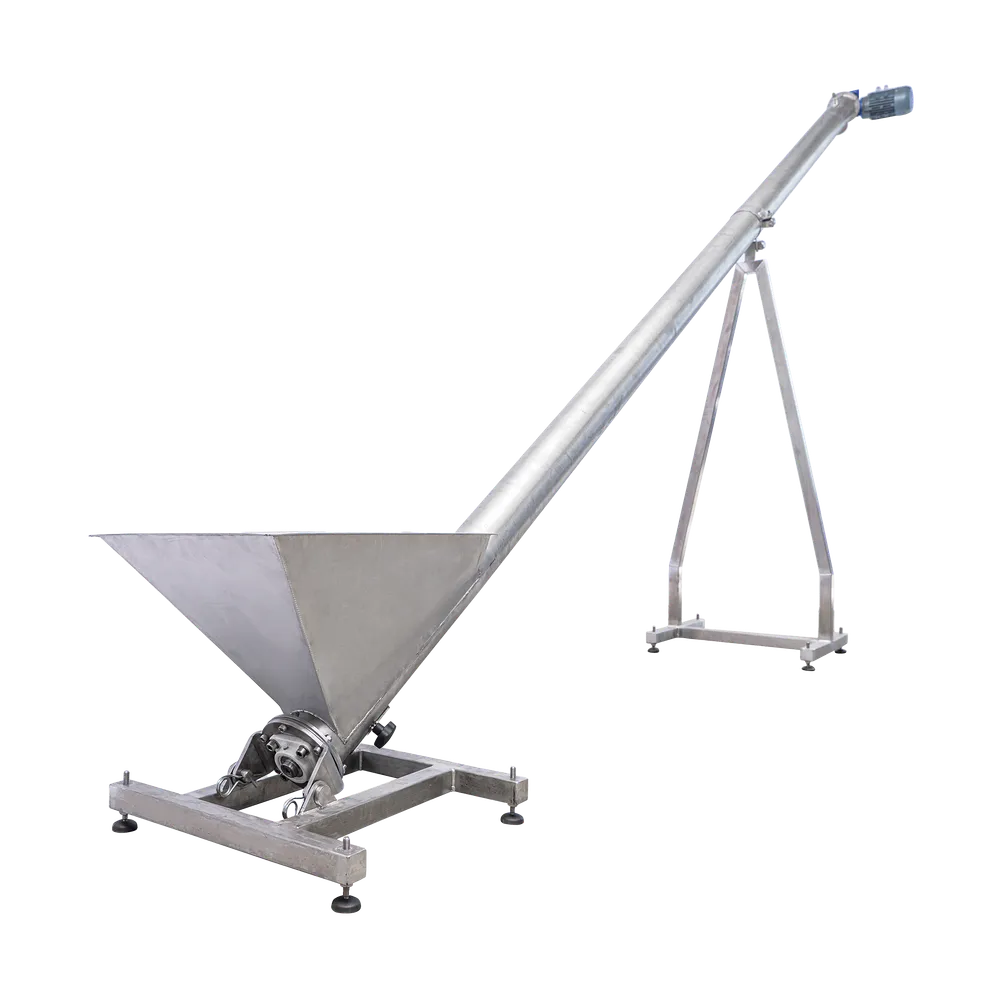 Rustfri skruetransportør