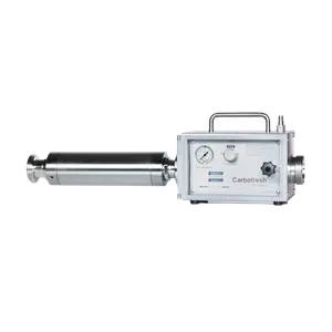 Carbofresh Pro Plus har en injektor av rostfritt stål och klarar av en högre nivå av kolsyrning