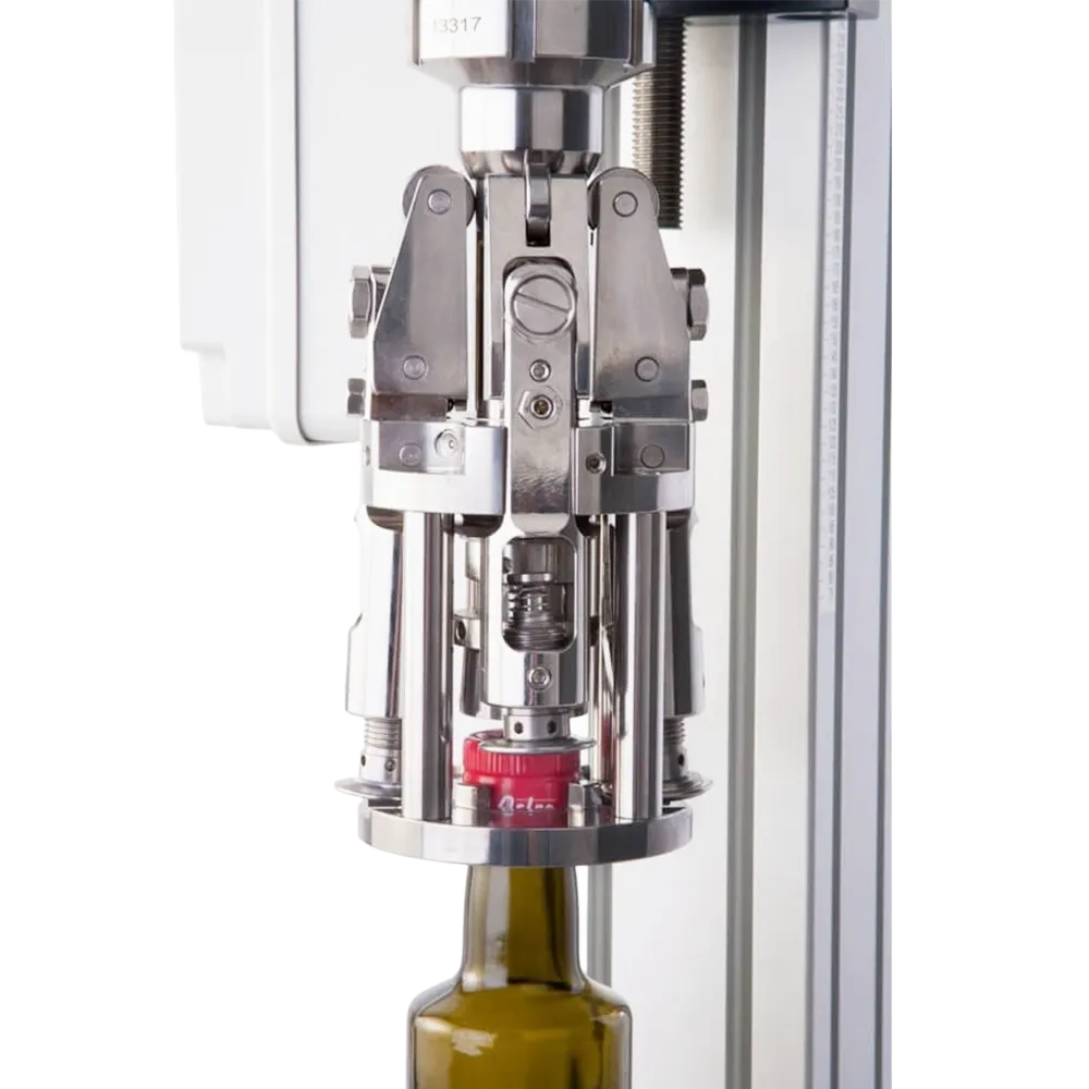 Detaljert bilde av tetningshode i rustfritt stål