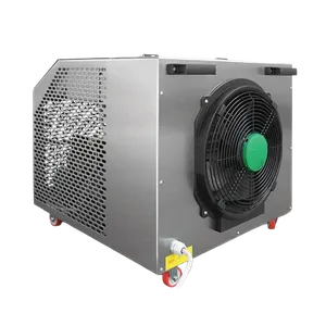 Kjølemaskin på hjul som er enkel å flytte mellom ulike tanker for kjøling