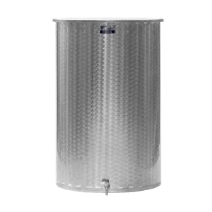 Rostfri tank med tappkran, 150-1100 liter