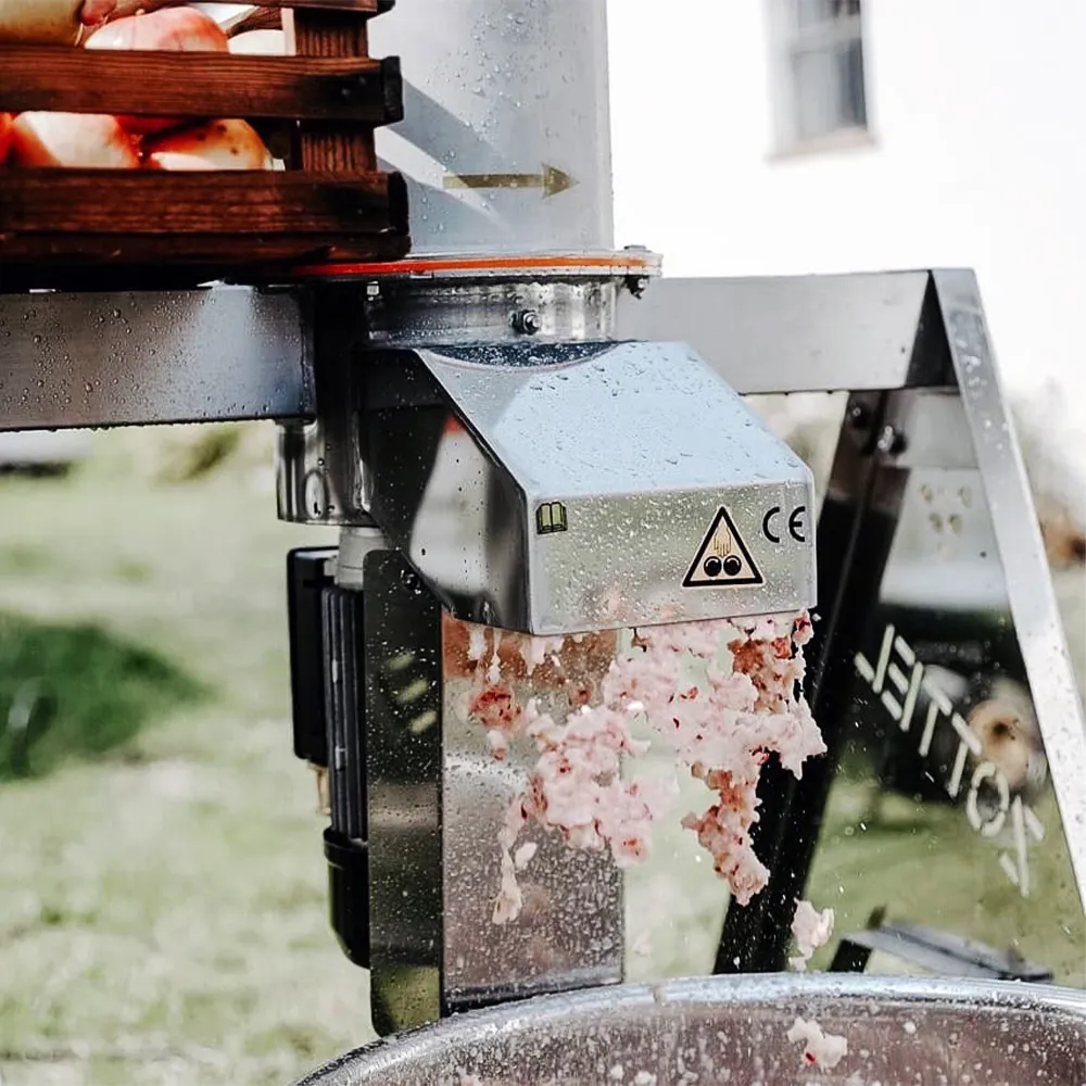 Epler knuses i Zottle fruktknuser MMS for produksjon av eplejuice