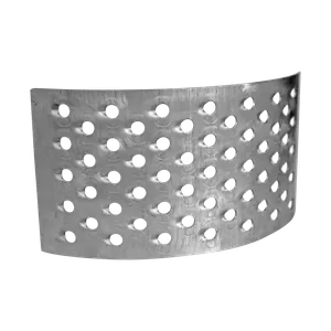 Detaljert bilde av knusebladet i Zottle fruktknuser MMS med sin robuste konstruksjon