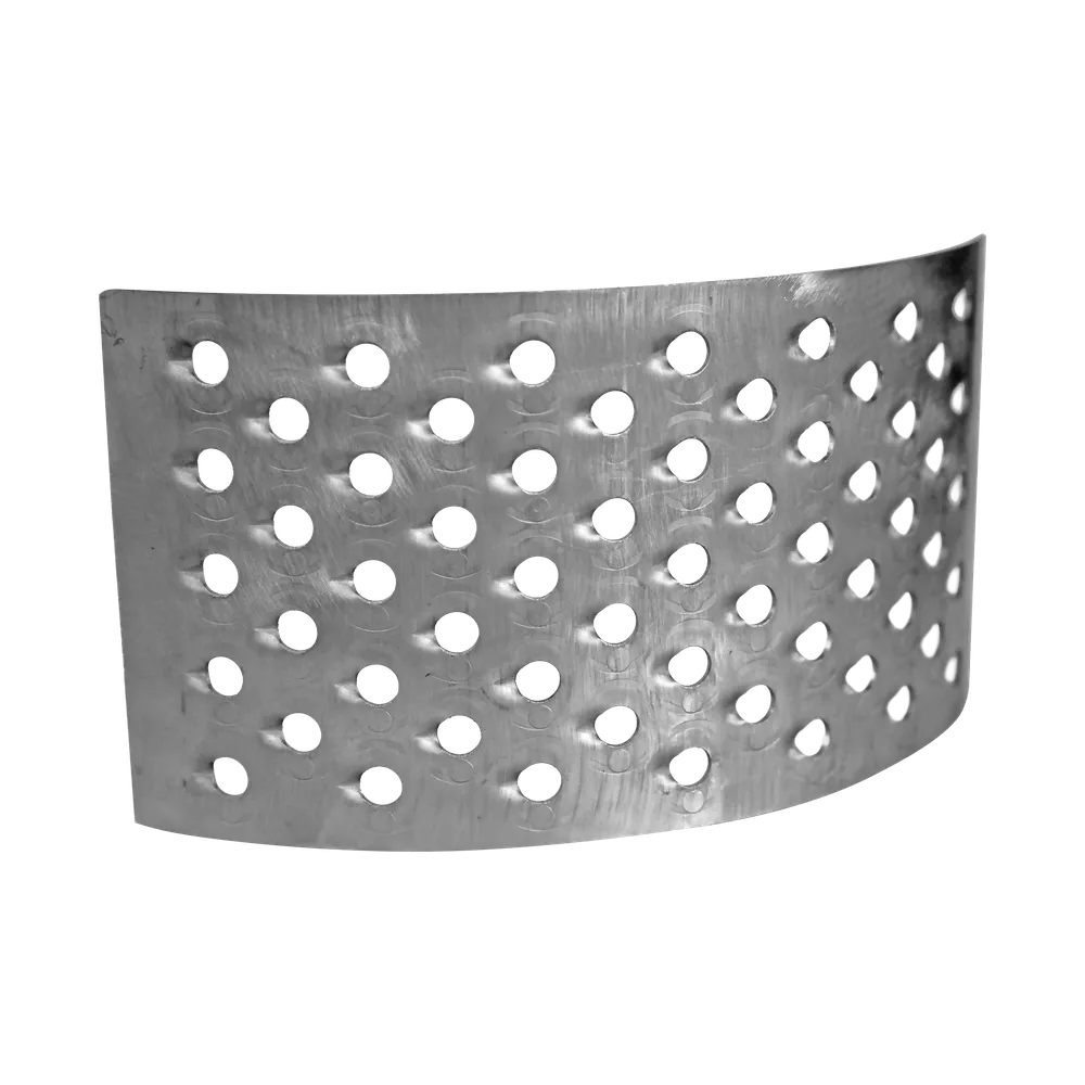 Detaljert visning av knusebladet i Zottle fruktkvern MMS55 med sin robuste design