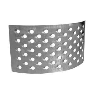 Detaljert visning av knusebladet i Zottle fruktkvern MMS55 med sin robuste design