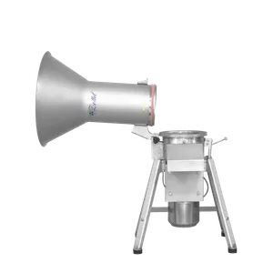 Fruktkvern MMS55 med åpen trakt klar til fylling med frukt