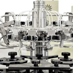 Pullojen pyöriminen hihnalla