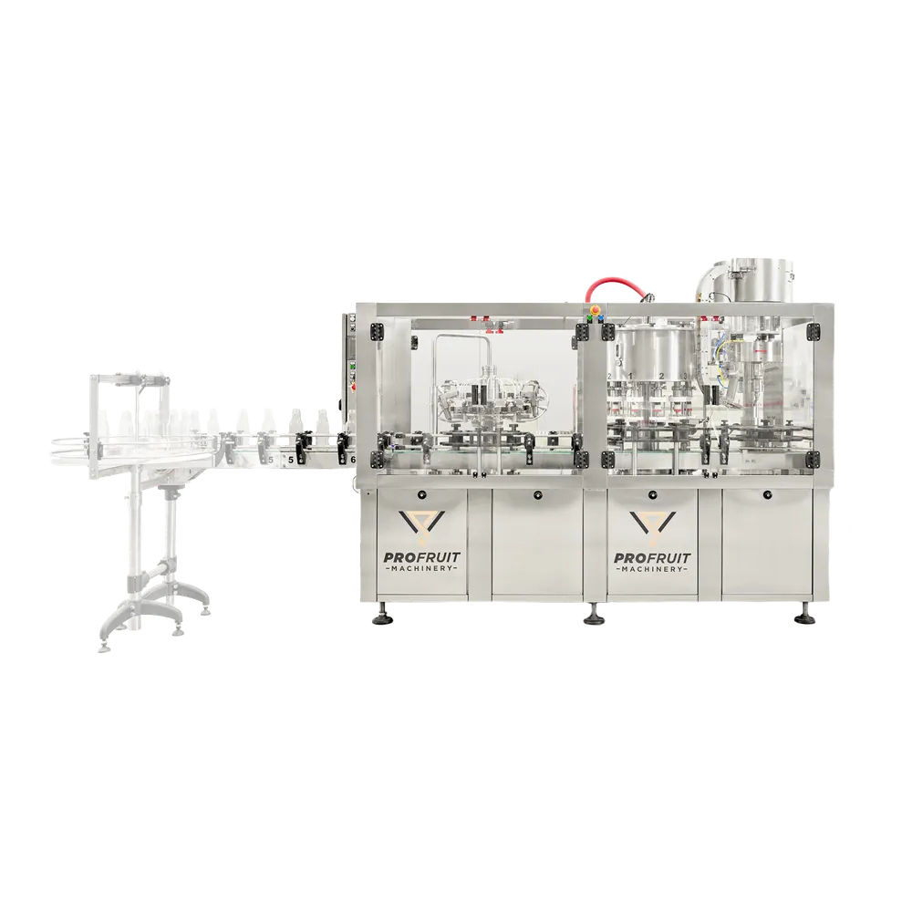 Avancerad maskin med automatisk flaskfyllningslinje för flaskor samt kapsylering