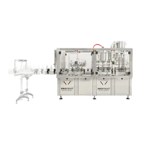 Automaattinen pesu-, täyttö- ja korkituslinja (Triblock)