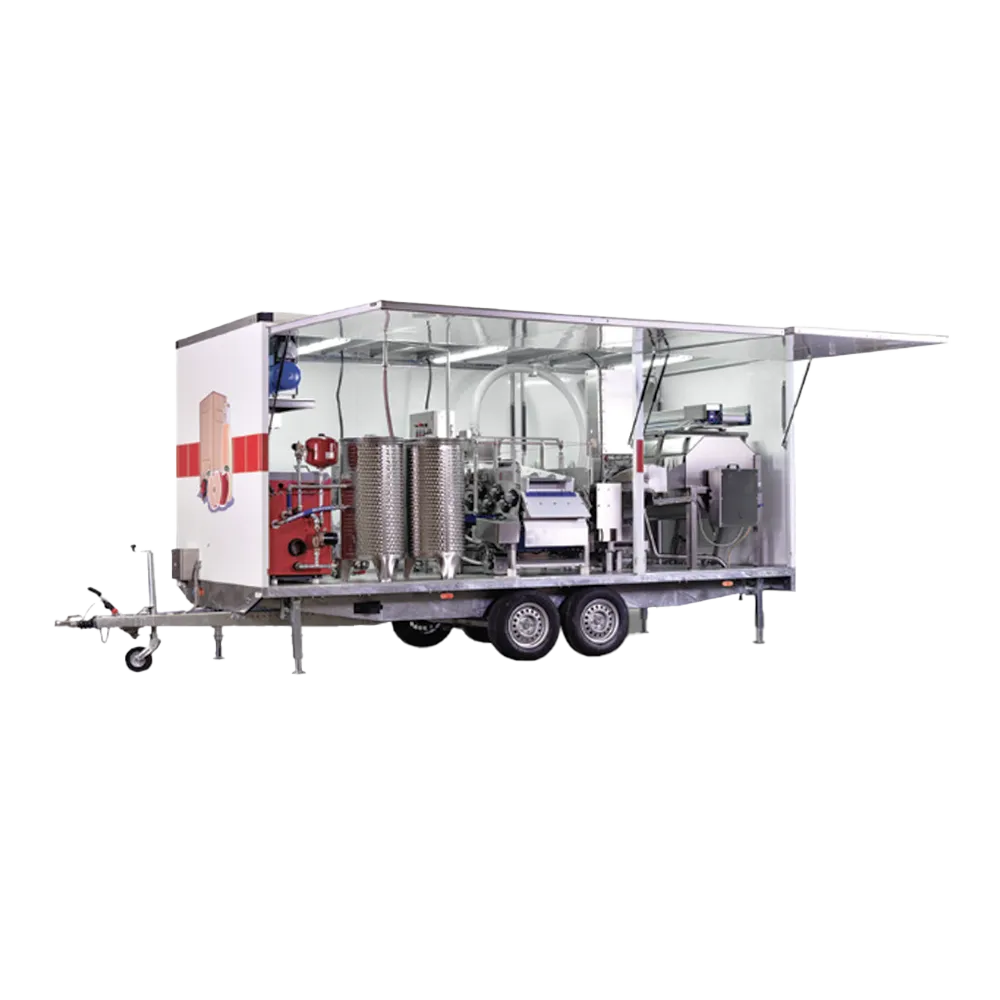 Mobilt mosteri 400 / 800 kg/h