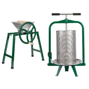 Fruktkross Manuell 9L + Stödben & Fruktpress Original 18L