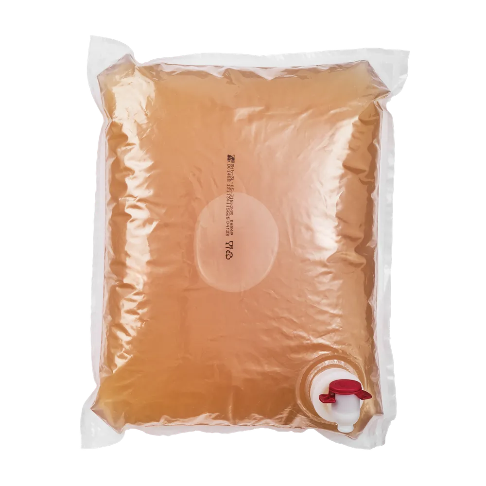 3-liters bag-in-box fylld med färskpressad äppelmust