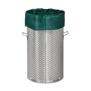 Grön filterpåse till Lancman hydropress i olika storlekar från 80 till 250 liter