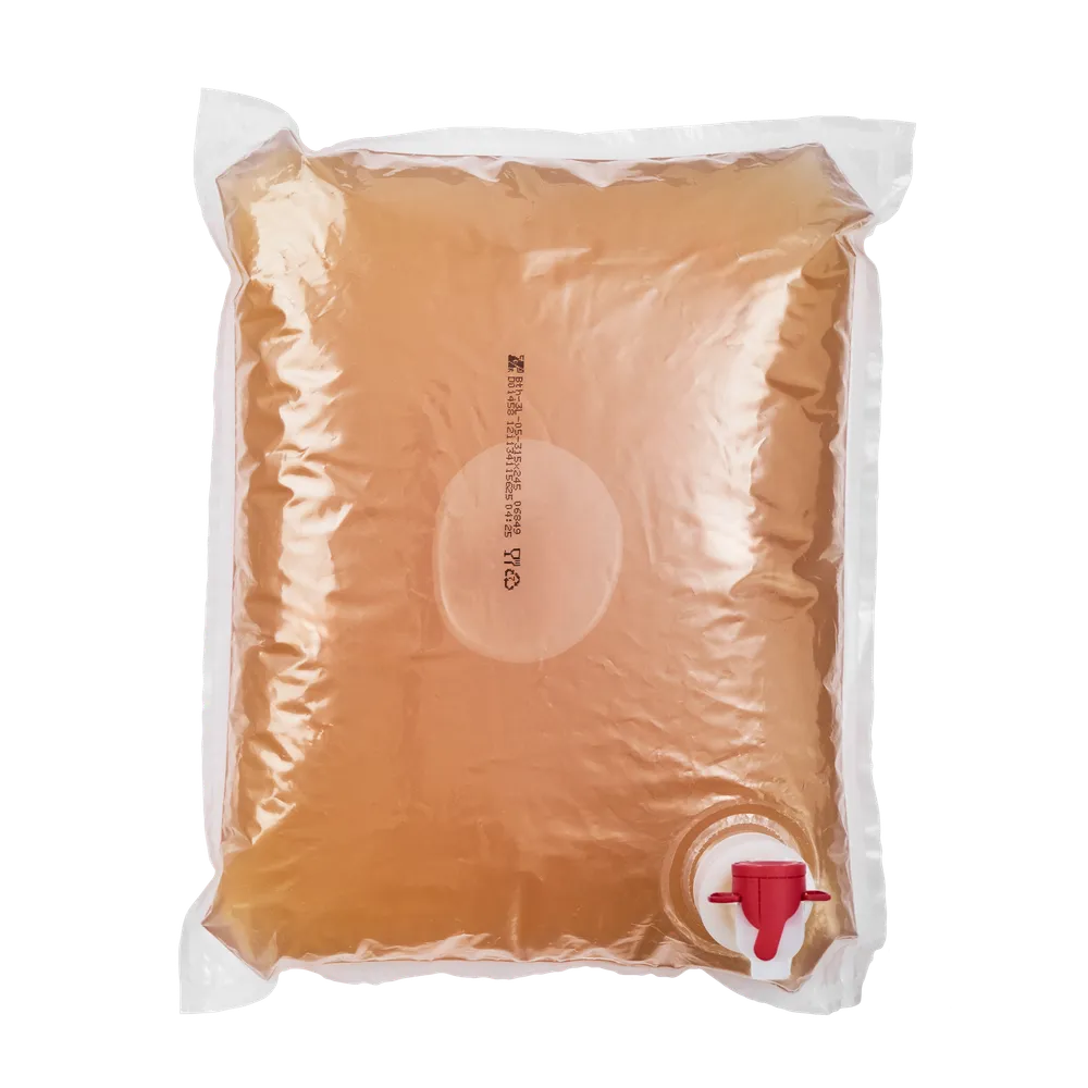 3-liters bag-in-box fylld med färskpressad äppelmust