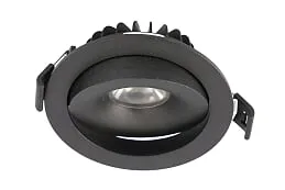 Downlight 7W CREE COB Riktbar Svart