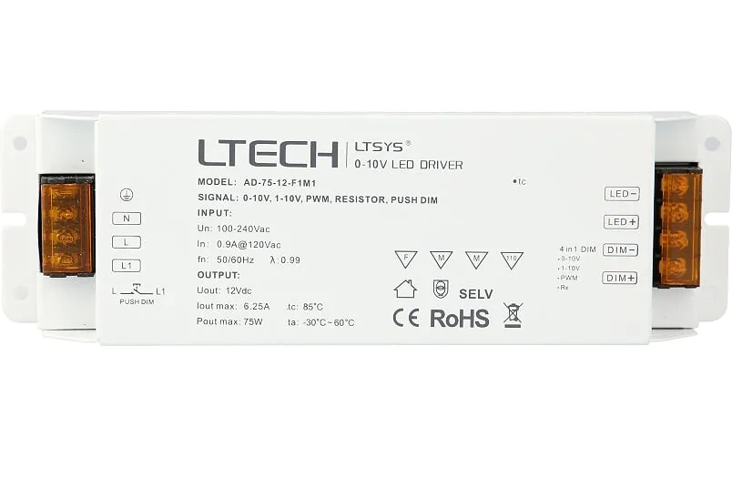 Transformator High-End inomhus 12V dimbar 75W