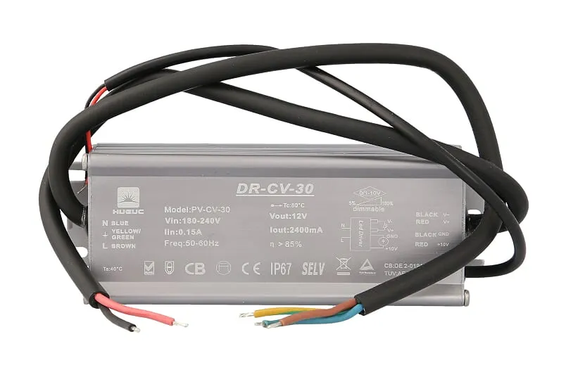 Transformator ljuslist/bastulist utomhus/badrum 30W 12V dimbar