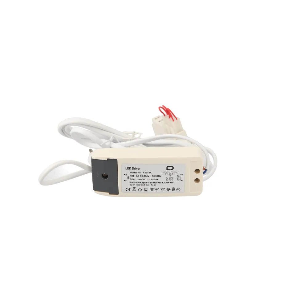 Bänk/Skåpbelysning  3x3W COB LED Puckar, inkl drivdon, och kopplingsbox Sken/Färgtemperatur:Varmvitt sken 2800-3200 Kelvin - 3