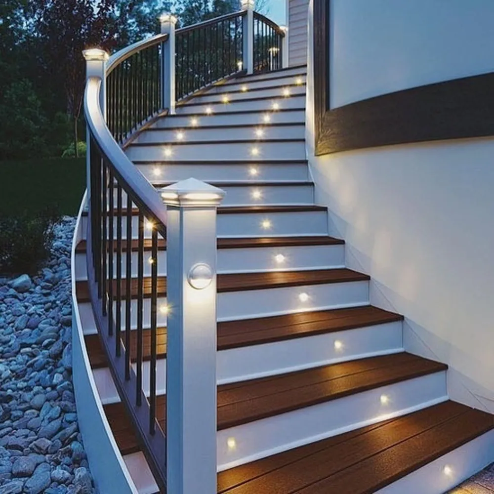 Decklights Rostfritt stål/pvc styckevis - 3