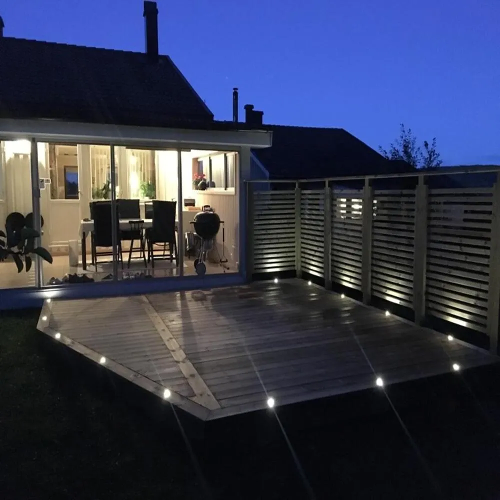 Decklights Rostfritt stål/pvc styckevis - 4