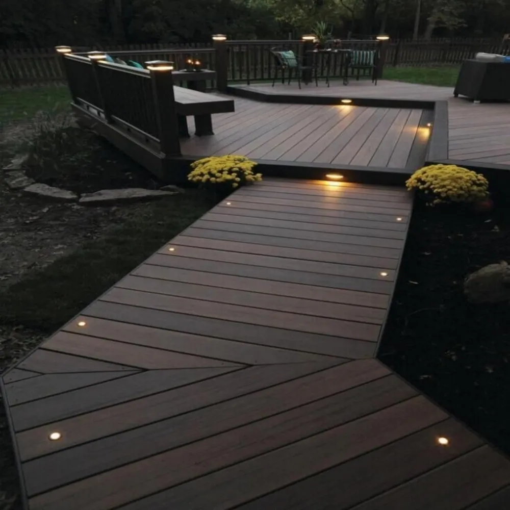 Decklights Rostfritt stål/pvc styckevis - 5