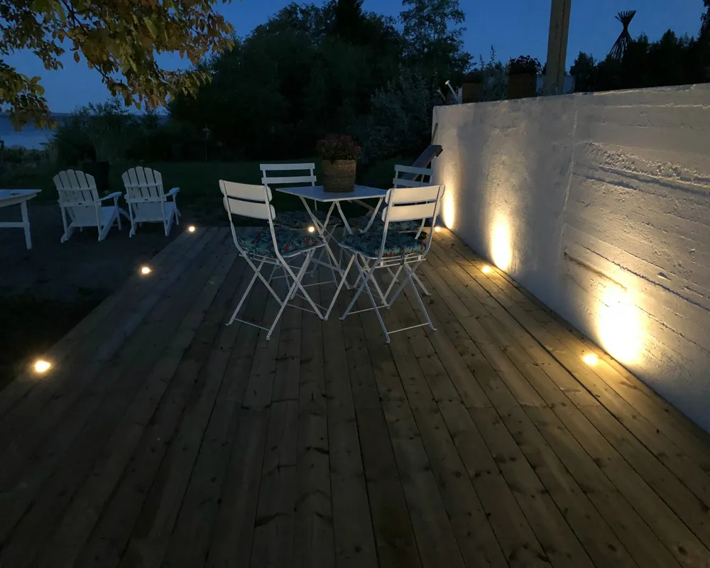 Decklights Takfot/Bryggor rostfrittstål/pvc 10-pack inkl 30W transformator - 8