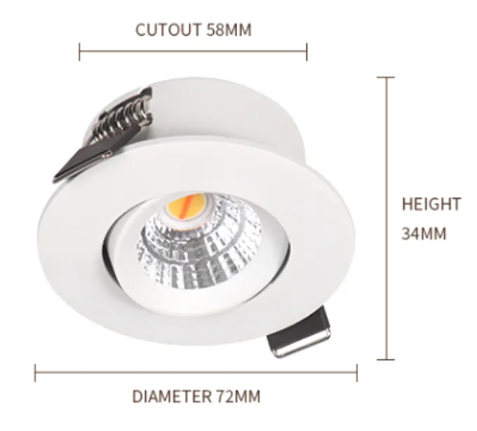 Downlight 5W Dim To Warm - 5