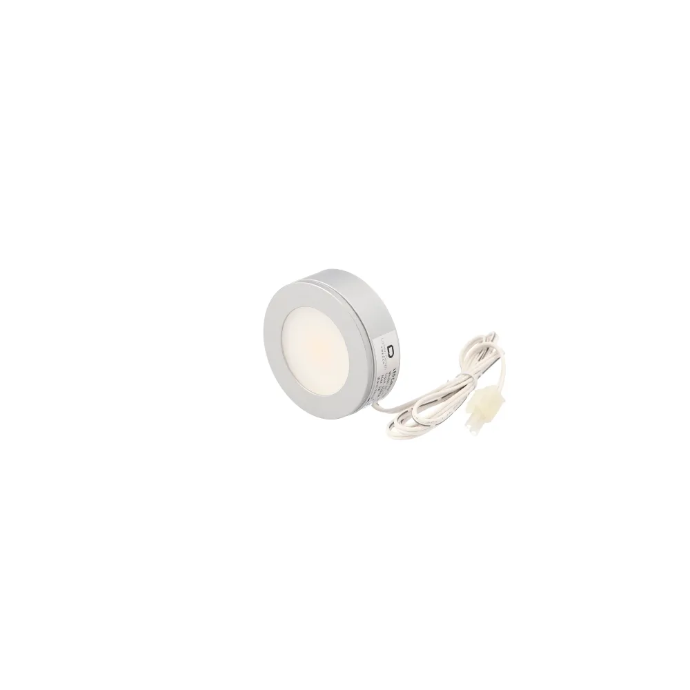 Skåp/Bänkbelysning 3W COB LED Puck Sken/Färgtemperatur:Varmvitt sken 2800-3200 Kelvin