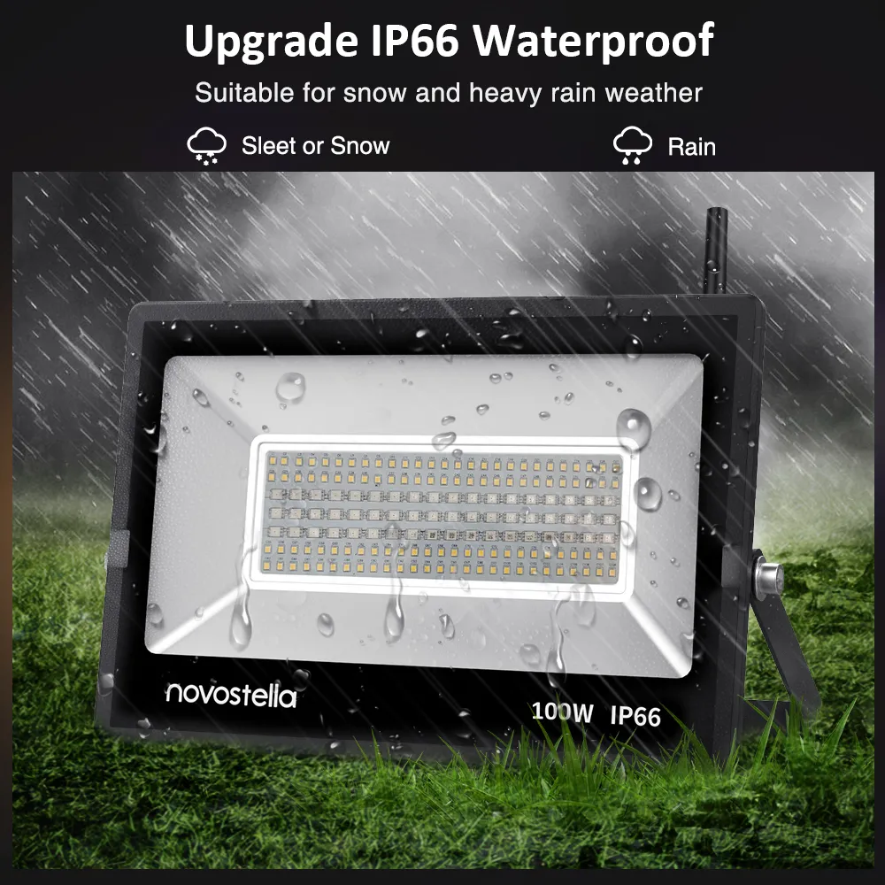Strålkastare 100W RGBW Wi-Fi - 3