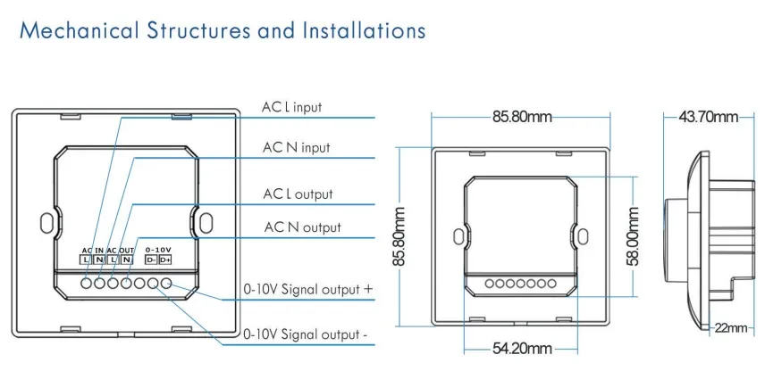 Vriddimmer Ljuslister 0-10V - 4