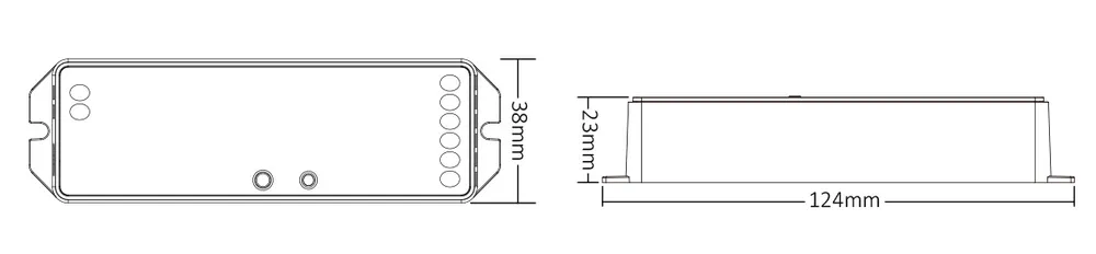 Wifi styrning ljuslister/Bastulister 12-24V 360W - 4