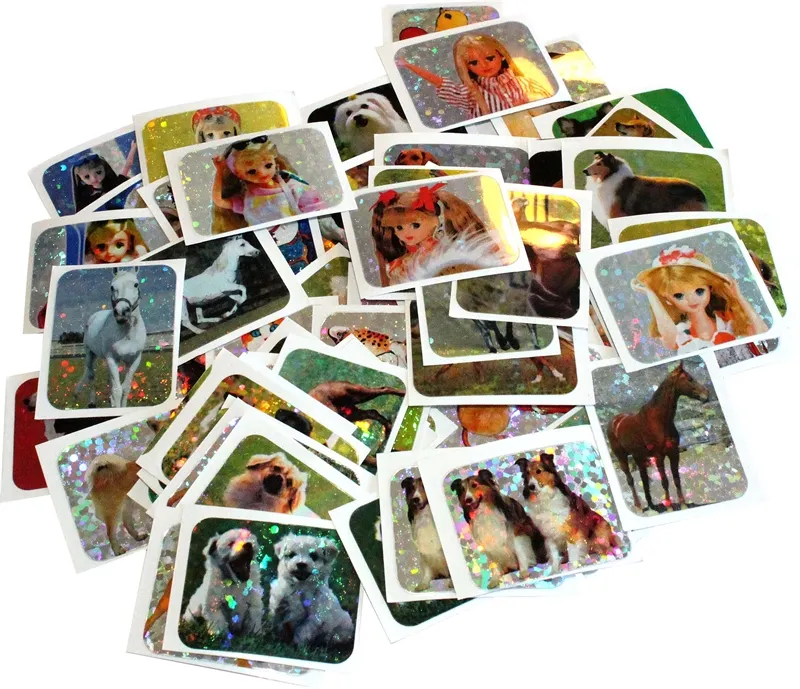 Stickers Mix Husdjur/Docka/Häst 144st/fp